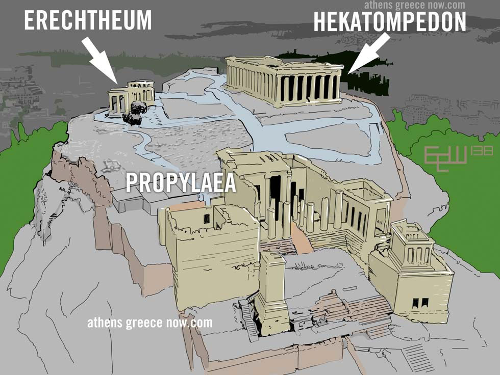 Acropolis Parthenon graphic