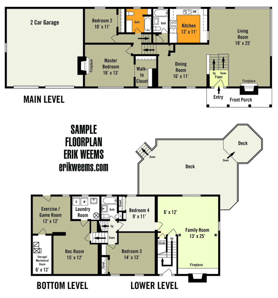 Exampe Floorplan Artwork Erik Weems